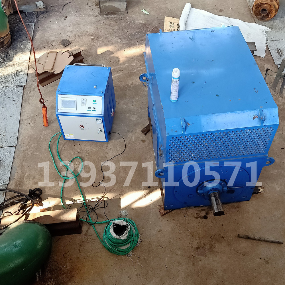 DSGP-50型風(fēng)冷加熱設(shè)備對300mm直徑聯(lián)軸器熱裝_副本