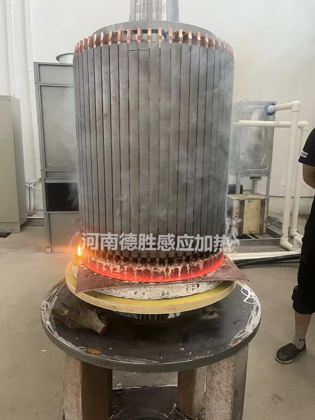 電機(jī)轉(zhuǎn)子銅端環(huán)中頻焊接設(shè)備