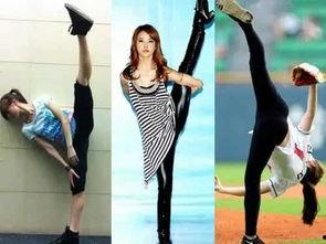 动作明星一字马,动作明星的极致一字马风采